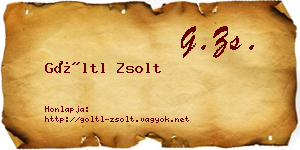 Göltl Zsolt névjegykártya